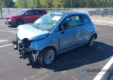 2013 Fiat 500 Lounge from USA, damaged, VIN 3C3CFFCR1DT514297